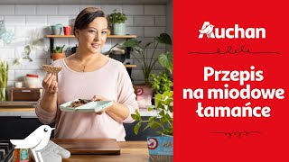 Zdrowa przekąska czyli miodowe łamańce - Gotujemy z Jolą Kleser & Auchan