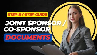 Understanding Joint Sponsors & Co-Sponsors: Document You Need|STEP-BY-STEP GUIDE#usvisa#uscis#cr1