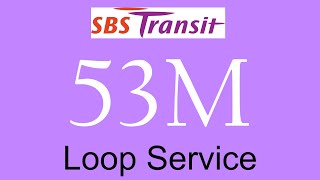 SBS Transit Trunk Service 53M Hyperlapse / SMB8037C