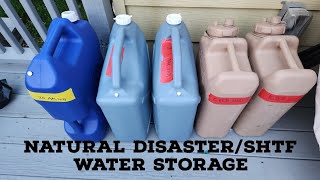 Natural Disaster/SHTF Water Storage