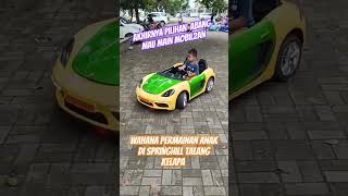 Abang Zafran main mobil2an di wahana permainan anak daerah springhill #anak #mainananak #shorts