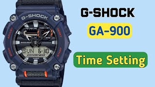 How to set time on Casio G-Shock GA-900