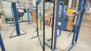 HDSAFE Swing Door Test Aluminum Interior Pivot Doors