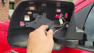 How to Disassemble Toyota Tundra Side Mirror