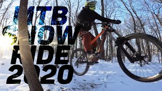 Time for the first mtb snow ride  2020