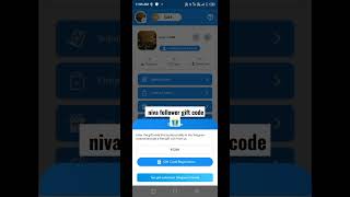 niva follower gift code 🎁 | dalte hi ho raha hain 5000coin increase😱#shorts