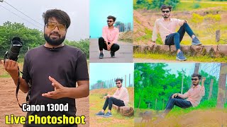 canon 1300d live photography|Live photoshoot poses for male|Outdoor photography|1300d photography