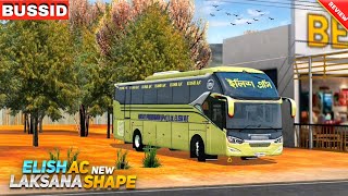 BUSSID || Elish Ac New Laksana Shape Bus MOD + Link Download FREE | Bus Simulator Indonesia Bus Mod