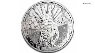 2023 ANUBIS Egyptian Gods 1oz Pure Silver Sierra Leone