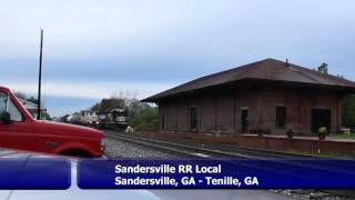 Sandersville RR Switching in Tenille, GA