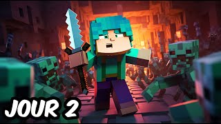 SURVIVRE A UNE ATTAQUE DE ZOMBIES DANS MINECRAFT