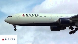 DELTA Boeing 767-400ER VOR 13L approach to JFK