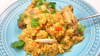 Arroz Amarillo con Pollo