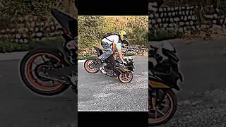 crazy stunt 💥 ktm rc390 😱😱 #ktm #stunt #rider #shorts