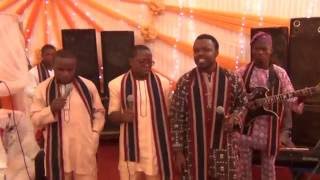 Pillar ayo and the pillars at a wedding ceremony in ibadan