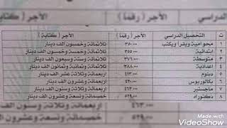 سلم الرواتب الجديد حسب قرار ٣١٥