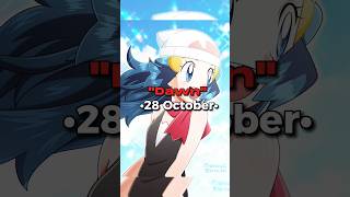 Pokemon Characters and their Birthdate #pokemon #viral #viralvideo