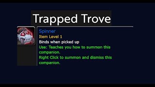 How To Loot The Trapped Trove Treasure And Get The Spinner Pet! (Azj-Kahet)