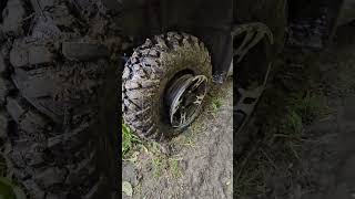 cf moto 625s first problem with tire 😆🤪 #atv #cfmoto #offroad #4x4 #quad