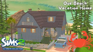 🏖️ Our Beach Vacation Home 🦀 - The Sims 2