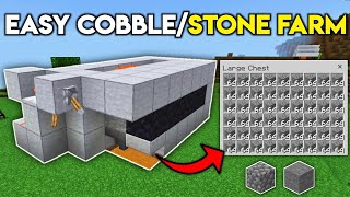 EASIEST Automatic COBBLESTONE Generator in Minecraft 1.20!