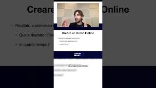 Come creare il tuo primo corso online