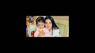 Pakistani Actress With their Daughter #sarahkhan #syrayusaf #pakistaniactress #viralvideo #shorts