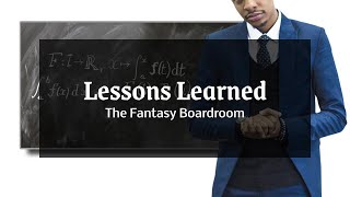 The Fantasy Boardroom S4 E2: Lessons Learned