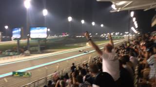 Hamilton passes Rosberg final lap Abu Dhabi Grand Prix F1 2014