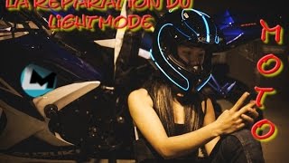 El wire Tron Helmet : La réparation du LightMode moto ! PART 2/3