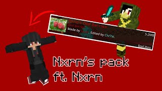 I used Nxrns texture pack FT. Nxrn | Cubecraft Bedrock EggWars duos PC gameplay