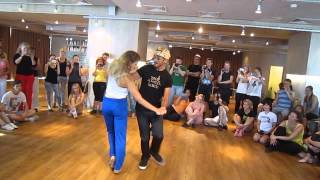 Kamacho & Joanna 1st Zouk Demo - Russian Zouk Congress 2014