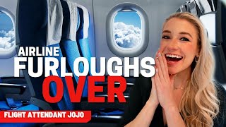 AIRLINE FURLOUGH OVER! DID FLIGHT ATTENDANTS GET JOBS BACK THANKS TO STIMULUS PACKAGE?