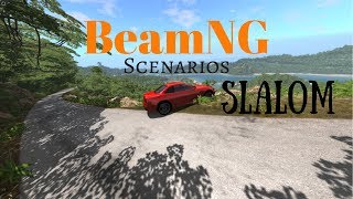 BeamNG Scenarios: Slalom (37.04)