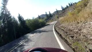 OREGON HWY 53 RAW FOOTAGE (no commentary) on BMW Rockster