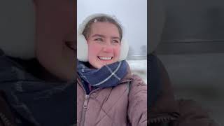 Spend a Day in the Snow with Me! 🥹☃️ #vlog #shorts #snow