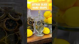 Make Cute Single-Use Soaps Using Citrus Slices!  Great for Soap Dish!