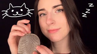 ASMR Storytime and Mic Scratching (feat. my two cats!)