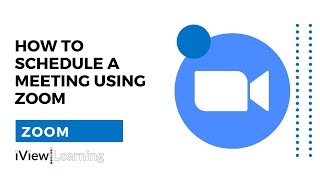 How to schedule a meeting using zoom