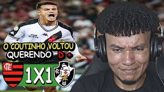 REAGINDO A FLAMENGO 1 X 1 VASCO | MELHORES MOMENTOS | 26ª RODADA BRASILEIRÃO 2024