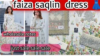 faiza saqlain original brands just wholesale  prices || online shopping🛍️💸#beautiful #dress #fashion