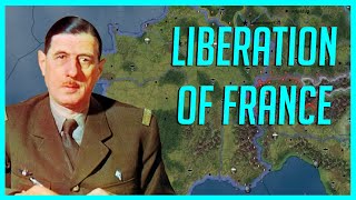 The Fall and Liberation of France- Road to 56 Hearts of iron 4 Timelapse AI Only HOI4