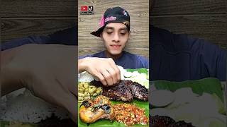 Ikan Gurame bakar manis & sambal super pedas #shorts