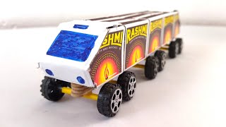 ගිනිපෙට්ටී බුලට් කෝච්චීය 😳 | Make a train without motor - Diy Tech Hub