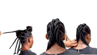 🔥HOW TO DO AFRICAN THREADING ON NATURAL HAIR//BRAZILLIANYARN-LOCS/STEP BY STEP/ BEGINNERS FRIENDLY.