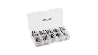 BASUNE Spinning Rod Guides Tip Ceramic Guide with Eyelets, Fishing Rod Guide Replacement Tip Spare