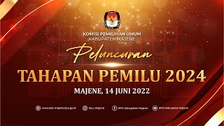 Peluncuran Tahapan Pemilu 2024