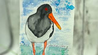 Water colour bird