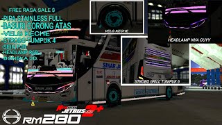 SHARE!!! KODENAME JB2 SHD SETRA STYLE + STROBO TUMPUK 4 + VELG KECHE + HEADLAMP RGB || V.3.7.1