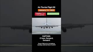 Air Florida Flight 90 Cockpit Recording | Crash Animation + Real Audio